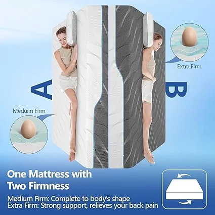 WEUP 8 inch memory foam mattress designed for back pain relief