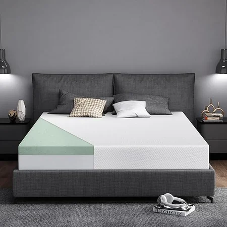 WEUP extra firm queen memory foam mattress with Tencel cover for back pain relief