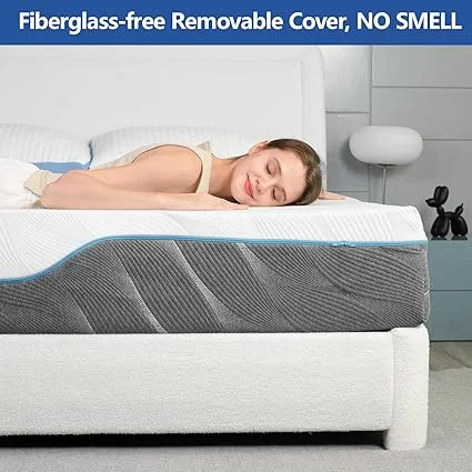 WEUP flippable mattress showing both sides with medium firmness