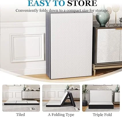 4 inch thick white mattress topper for extra comfort