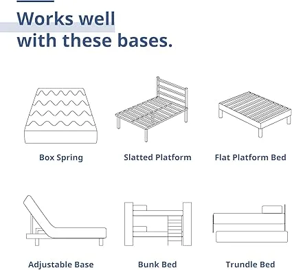 Wood-it full mattress with cooling gel technology in green