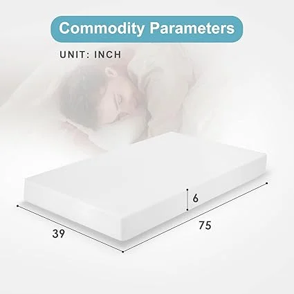 Medium firm mattress providing pressure relief for comfortable sleep