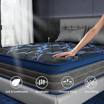 YBYX memory foam mattress compressed in bed-in-box packaging