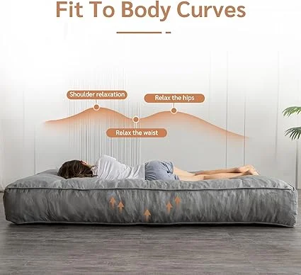 YOSHOOT full size futon mattress without frame included