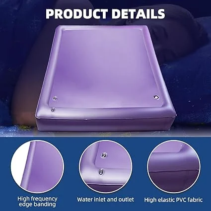 Water bed mattress set as sleeping solution for children
