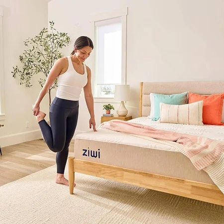 11-inch ZIWI Zipp mattress with 100-night motion isolation technology