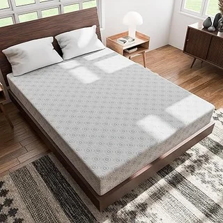 24/7 Shop at Home Varek memory foam mattress in white queen size