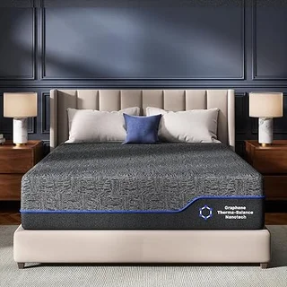 AMADA HOMEFURNISHING 12-inch queen memory foam mattress with medium feel