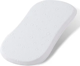 Amzreine baby bassinet mattress pad with dual-sided gel memory foam for comfort