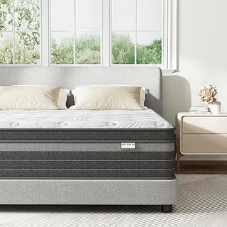 Aottress full size mattress in a box with medium firm feel