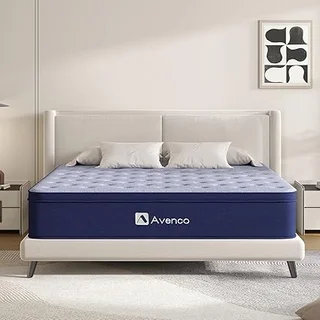 Avenco 10-inch hybrid queen mattress in a box with individually wrapped pocket coils