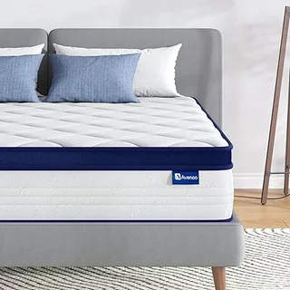 Avenco queen mattress being unboxed from compact shipping box