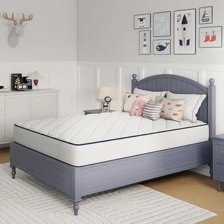 Avenco twin mattress with medium soft comfort and breathable fabric cover