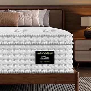 BedStory firm queen hybrid mattress in a box with extra support