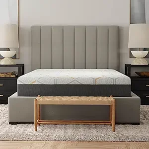 Blissful Nights copper infused memory foam mattress on adjustable bed base