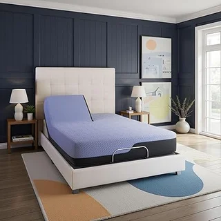 Bridgevine Home Split Flex hybrid mattress with memory foam and coils
