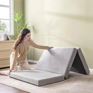 CH CHARME HOUSE trifold mattress topper with 3-inch memory foam layer