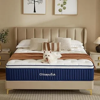 Chiusyufuk 10 inch twin hybrid mattress with gel memory foam and pocket coils