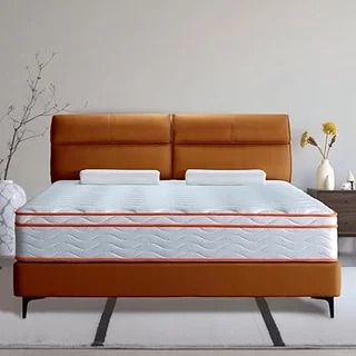 Cilee Twin XL hybrid mattress in a box with memory foam and springs