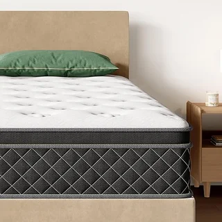 COMFYZOO hybrid mattress in a box with memory foam and pocket springs