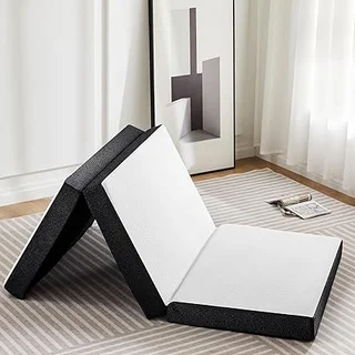 COZIFURNI 4-inch tri-fold memory foam mattress in twin size
