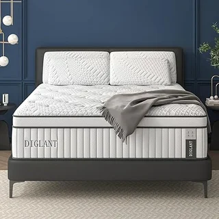 DIGLANT 14-inch hybrid mattress with gel memory foam and pocket springs