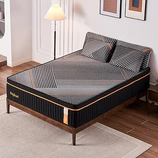 DIGLANT 14-inch soft hybrid queen mattress with memory foam layers
