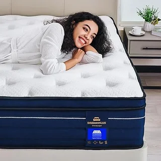 DINBooonLUX hybrid mattress with gel memory foam for cooling comfort