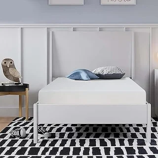 Dopinmin twin gel memory foam mattress with medium-firm support