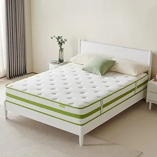 Dourxi 10 inch Twin XL hybrid mattress with pocket innerspring and cool memory foam layers