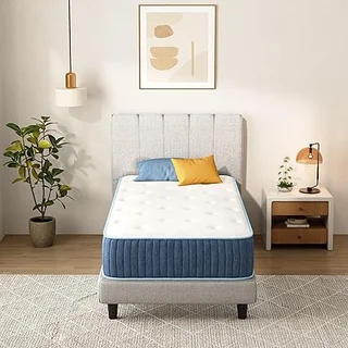 EGOHOME Twin XL hybrid mattress with pocket springs for support