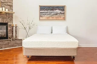 Excel Sleep graphite infused memory foam mattress showing cooling technology and medium firm support