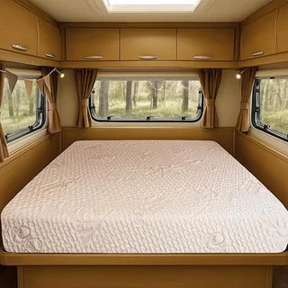 Foamma gel memory foam mattress for RV bunk replacement with organic cotton cover