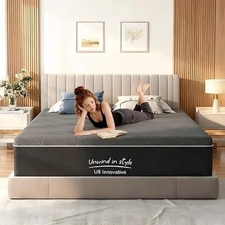 FTOPBTB queen size gel memory foam mattress in a box