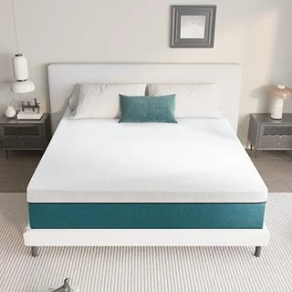 Brand%3A%20Generic cooling gel memory foam queen mattress with removable cover