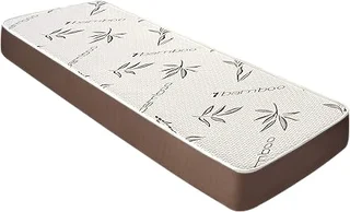 Generic 8-inch gel memory foam mattress with bamboo cover for cot size beds