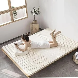 Generic natural organic latex mattress topper for Twin XL beds