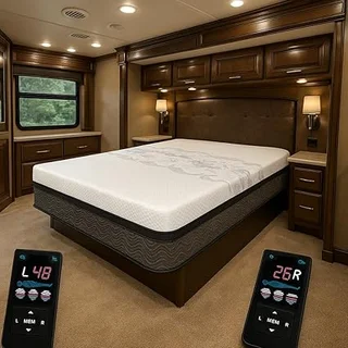 Generic adjustable air RV mattress with sleep number technology
