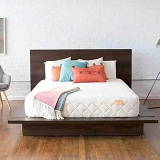 Happsy organic hybrid mattress with natural latex and encased coil layers