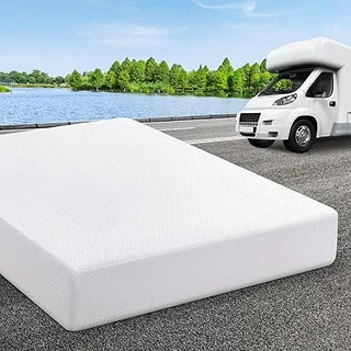 Hcore 10-inch memory foam RV mattress with cooling green tea and gel layers