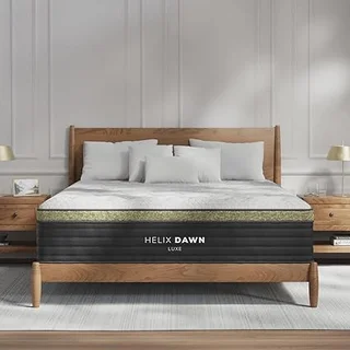 Helix Dawn Luxe mattress with GlacioTex cooling technology in king size