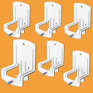 HOMUS set of 6 white metal mattress gaskets to prevent sliding
