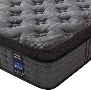 Inofia hybrid mattress with gel memory foam layer for cooling comfort