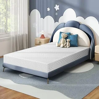 IULULU 6 inch twin gel memory foam mattress in a box