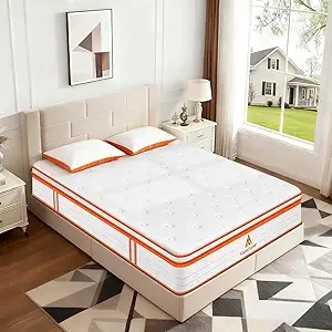 KilomSumat twin mattress in a box with memory foam and pocket springs