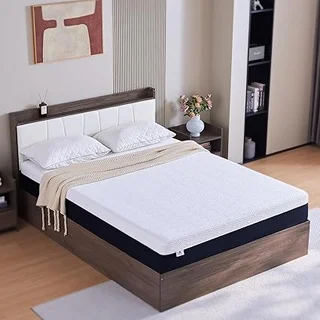 KOPEECHO full size gel memory foam mattress in bedroom setting