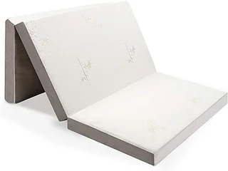 Milliard Trifold Mattress folded for easy storage and transport