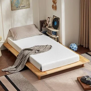 MOUNT.MOON 6 inch twin memory foam mattress with cooling gel foam layer
