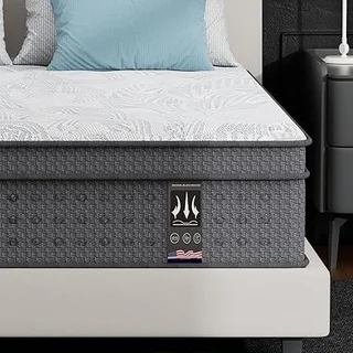 MSJh twin mattress with memory foam and pocket spring construction