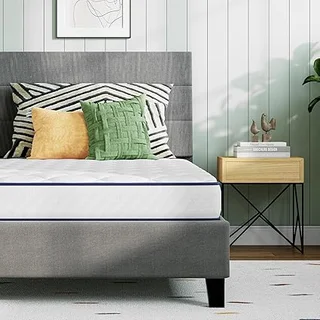 Novilla full size hybrid mattress with foam and spring construction